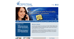Desktop Screenshot of cepstral.com