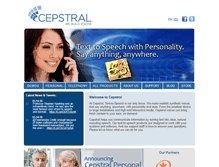Tablet Screenshot of cepstral.com